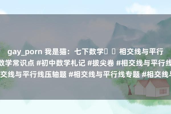 gay_porn 我是猫：七下数学❗️相交线与平行线章末拔尖卷❗️#初中数学常识点 #初中数学札记 #拔尖卷 #相交线与平行线 #相交线与平行线压轴题 #相交线与平行线专题 #相交线与平行线试卷 #七下数学 #初...