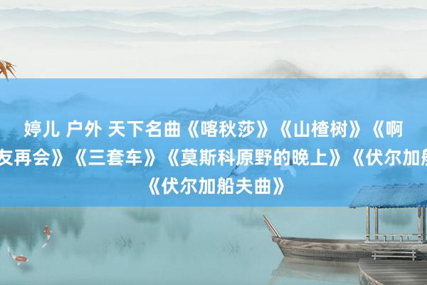 婷儿 户外 天下名曲《喀秋莎》《山楂树》《啊，一又友再会》《三套车》《莫斯科原野的晚上》《伏尔加船夫曲》